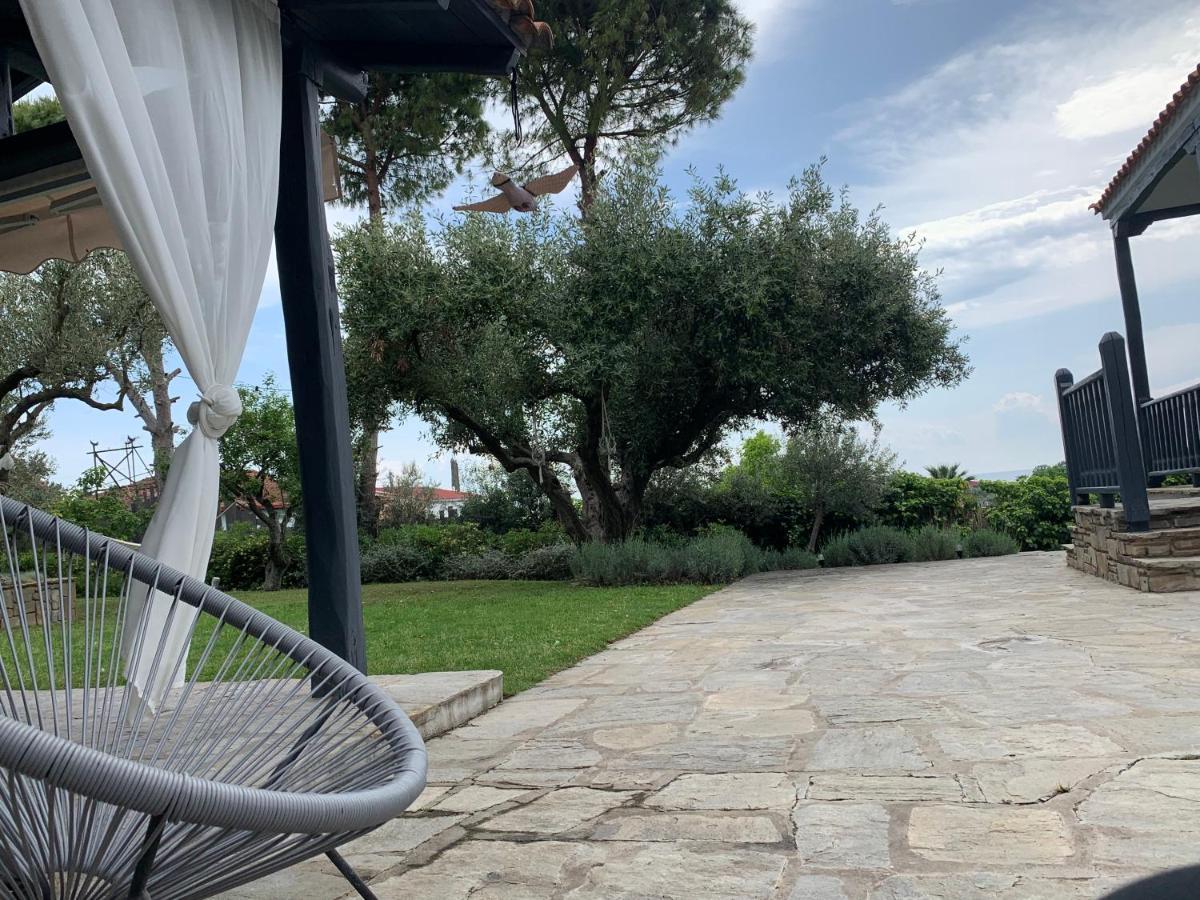 Sea View Villa In Olive Garden Nea Kallikrateia Экстерьер фото